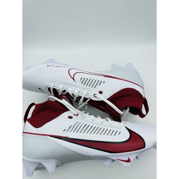 Nike Vapor Edge Pro 360 2 TB Mid White Team Crimson FJ1581-160 Men’s Size 12 - Picture 6 of 12